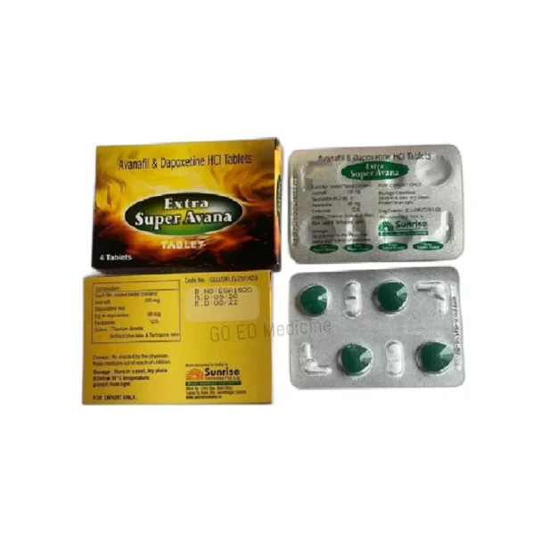 Extra Super Avana 260mg Avanafil & Dapoxetine Tablet 3