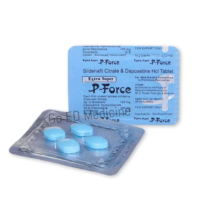 Extra Super P-Force (Sildenafil & Dapoxetine) Tablet 2