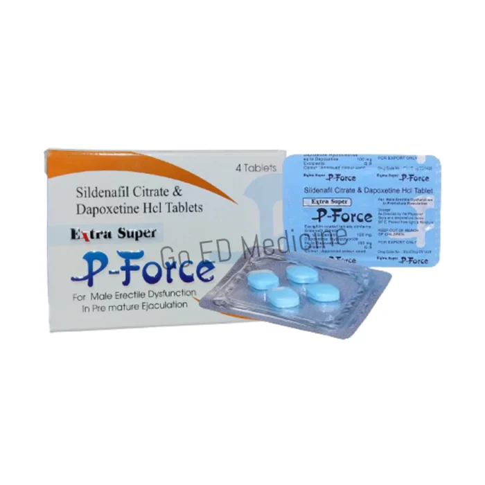 Extra Super P-Force (Sildenafil & Dapoxetine) Tablet 4