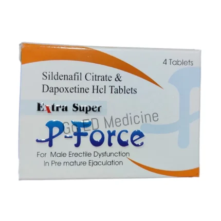 Extra Super P-Force (Sildenafil & Dapoxetine) Tablet 1