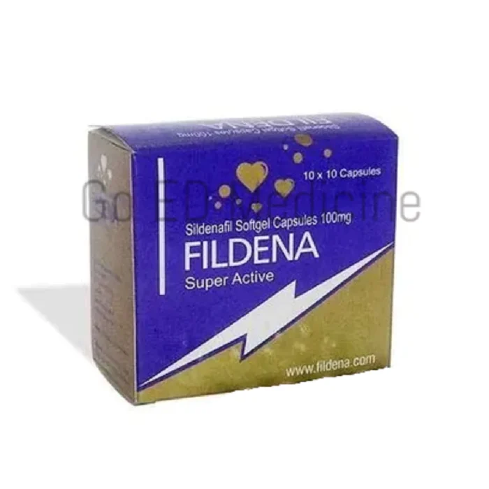 Fildena Super Active 100mg Sildenafil Softgel Capsules 1