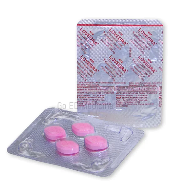 Lovegra 100mg Sildenafil Tablet 2