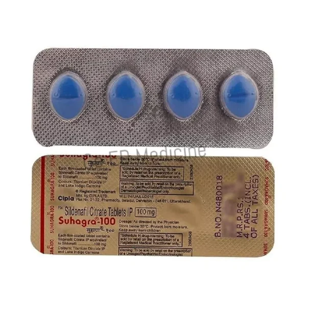 Suhagra 100mg Sildenafil Tablet 2