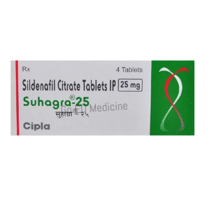 Suhagra 25mg Sildenafil Tablet 1
