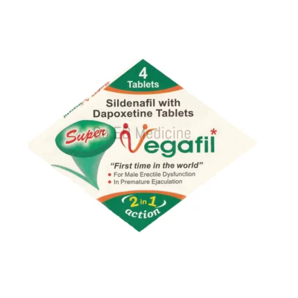Super Vegafil (Sildenafil & Dapoxetine) Tablet 1