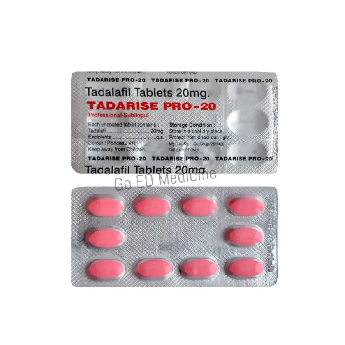 Tadarise Pro 20mg Tadalafil Tablet 2