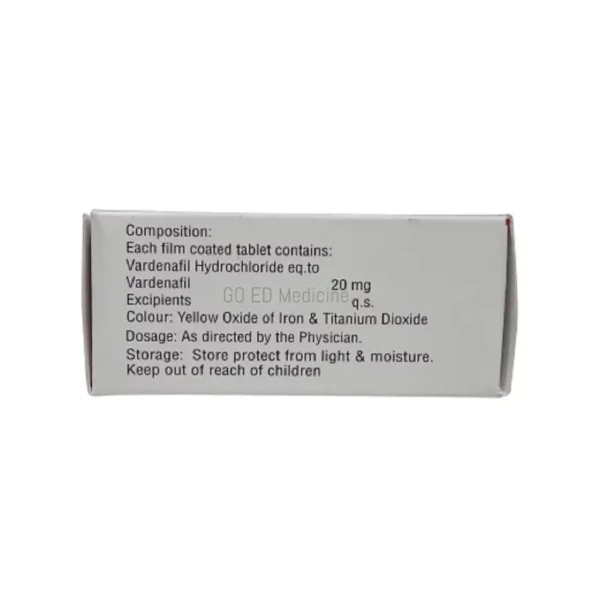 Varditra 20mg Vardenafil Tablet 2