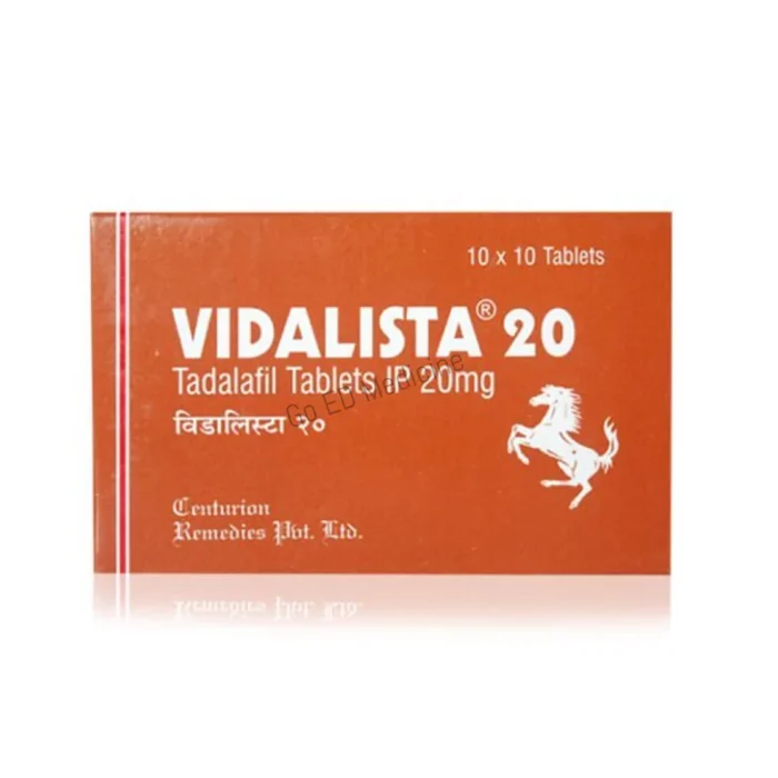 Vidalista 20mg Tadalafil Tablet 1