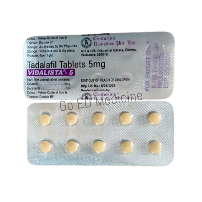 Vidalista 5mg Tadalafil Tablet 2