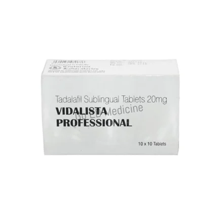 Vidalista Professional 20mg Tadalafil Sublingual Tablet 1