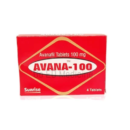 Avana 100mg Avanafil Tablet 1