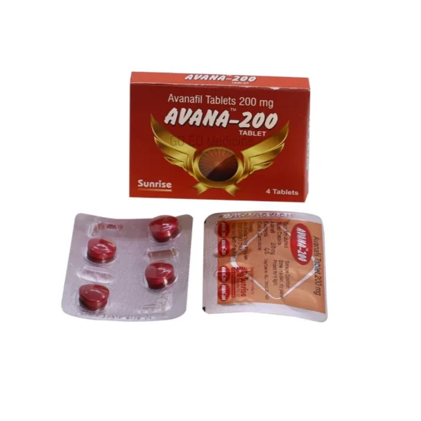 Avana 200mg Avanafil Tablet 2