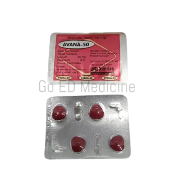 Avana 50mg Avanafil Tablet 2