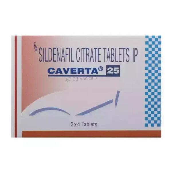 Caverta 25mg Sildenafil Tablet 1