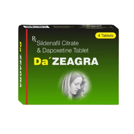 DA' Zeagra 80mg Sildenafil & Dapoxetine Tablet 1