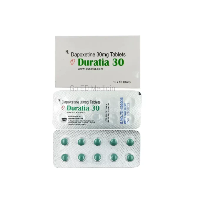 Duratia 30mg Dapoxetine Tablet 3