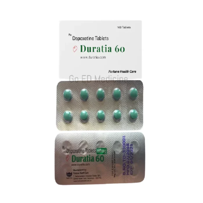 Duratia 60mg Dapoxetine Tablet 3