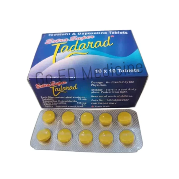 Extra Super Tadarad (Tadalafil & Dapoxetine) Tablet 3