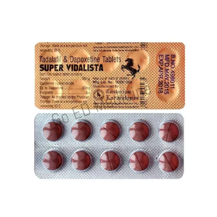 Extra Super Vidalista 100mg (Tadalafil & Dapoxetine) Tablet 2