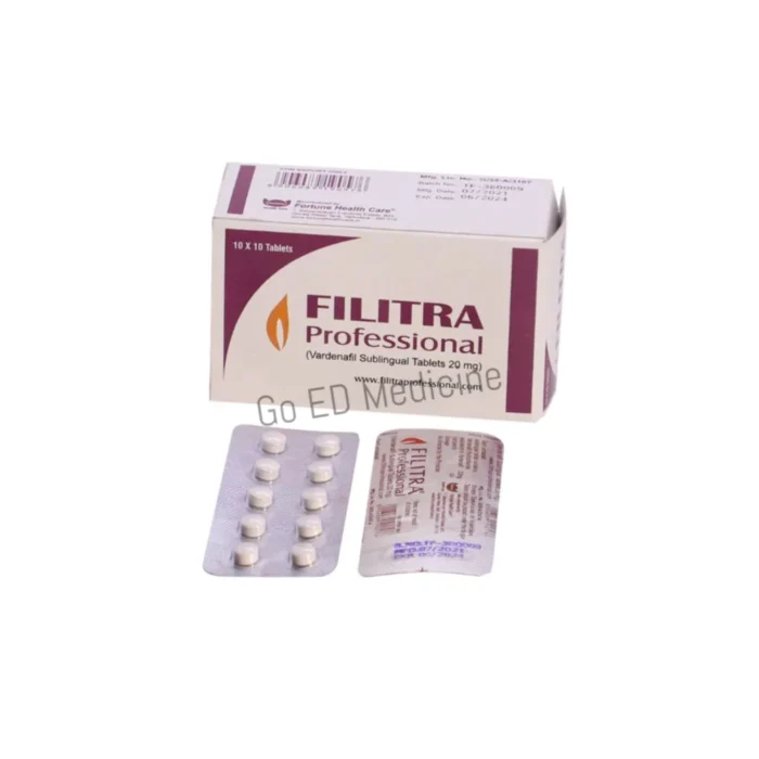 Filitra Professional 20mg Vardenafil Sublingual Tablet 3