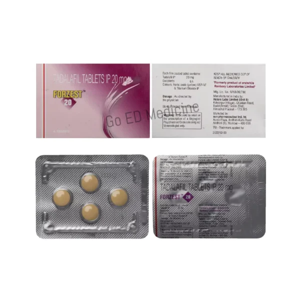 Forzest 20mg Tadalafil Tablet 3