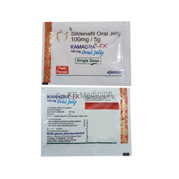 Kamagra-FX 100mg Sildenafil Oral Jelly 2