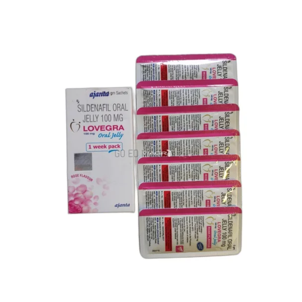 Lovegra 100mg Sildenafil Oral Jelly 2