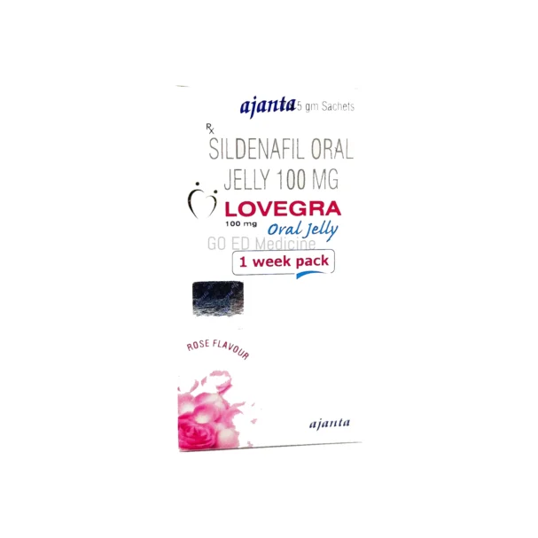 Lovegra 100mg Sildenafil Oral Jelly 1