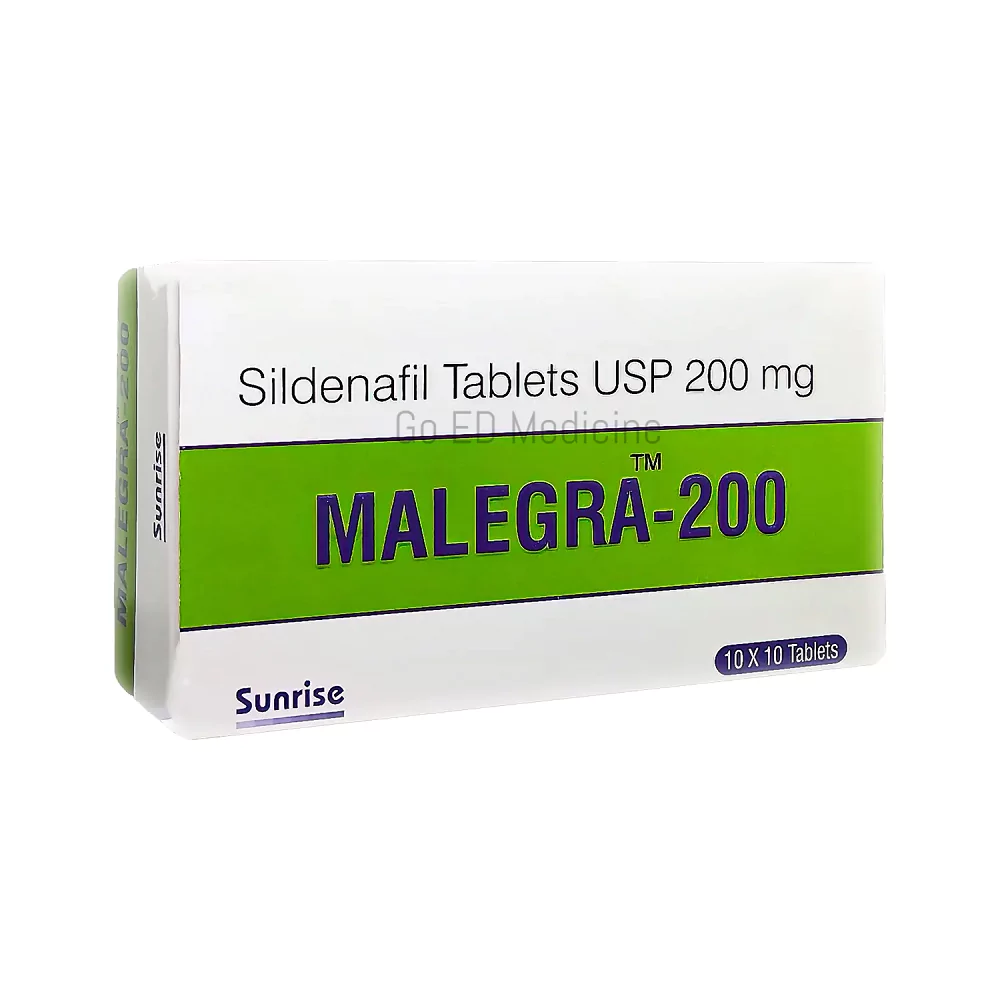 Malegra 200mg Sildenafil Tablet 1