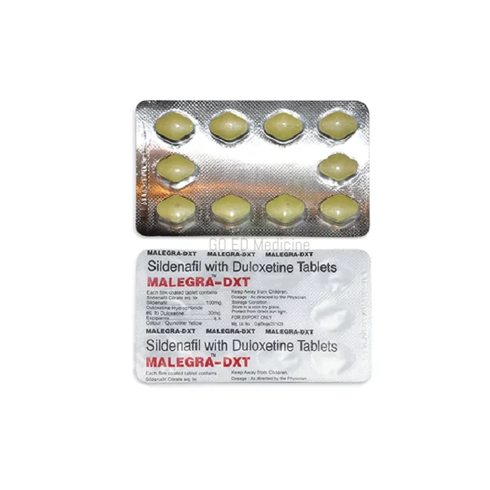 Malegra DXT 100+30mg Sildenafil + Duloxetine Tablet 2