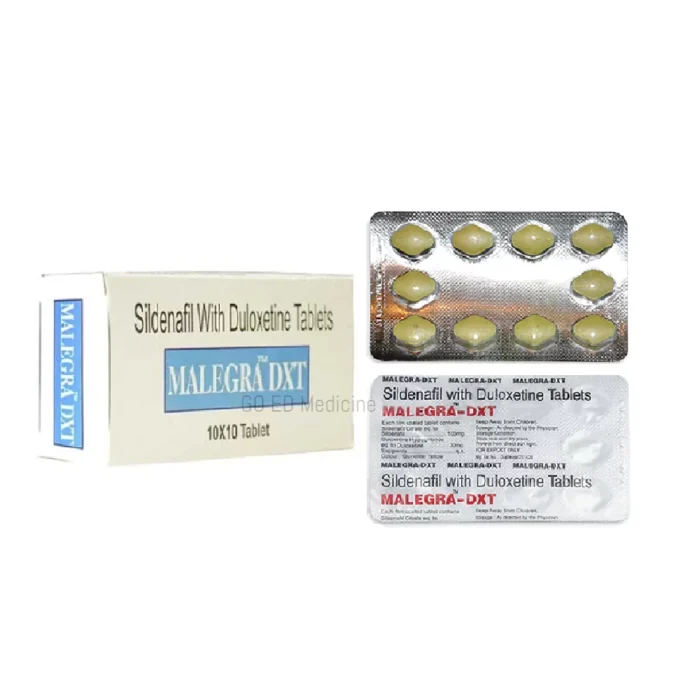 Malegra DXT 100+30mg Sildenafil + Duloxetine Tablet 3