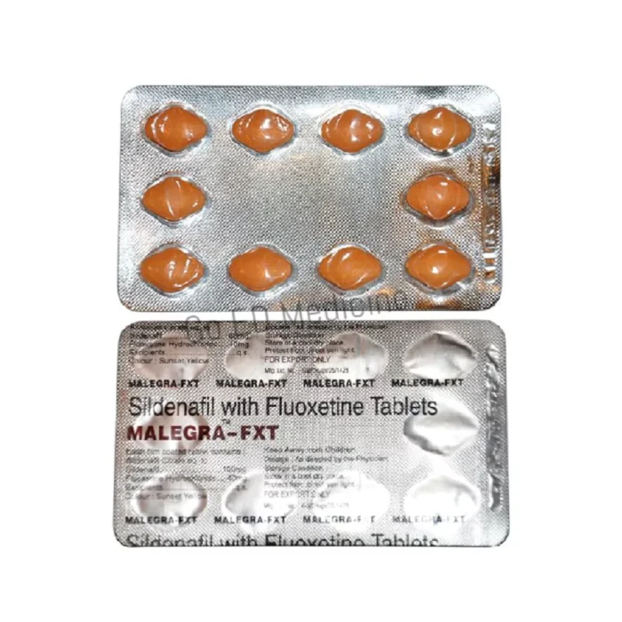 Malegra FXT 100+30mg Sildenafil & Fluoxetine Tablet 2