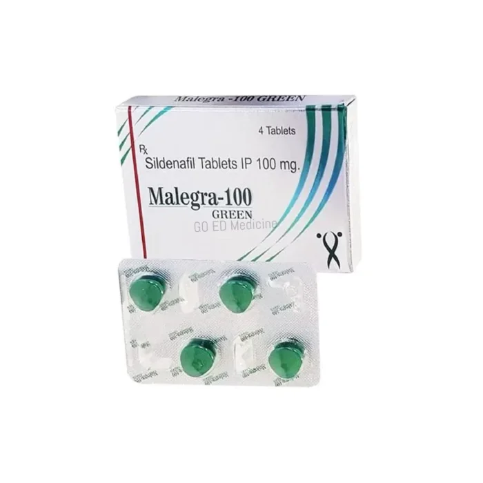 Malegra Green 100mg Sildenafil Tablet 1