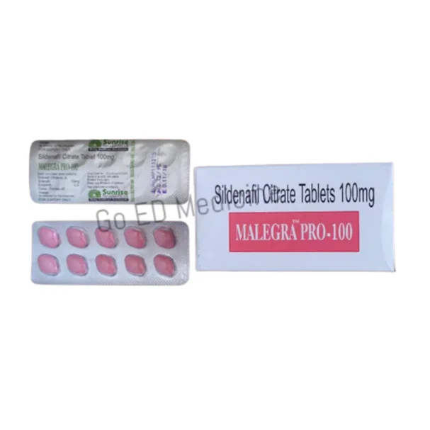 Malegra Pro 100mg Sildenafil Tablet 3