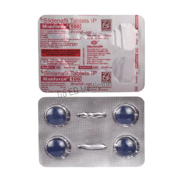 Manforce 100mg Sildenafil Tablet 2