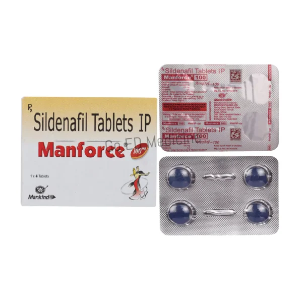 Manforce 100mg Sildenafil Tablet 3