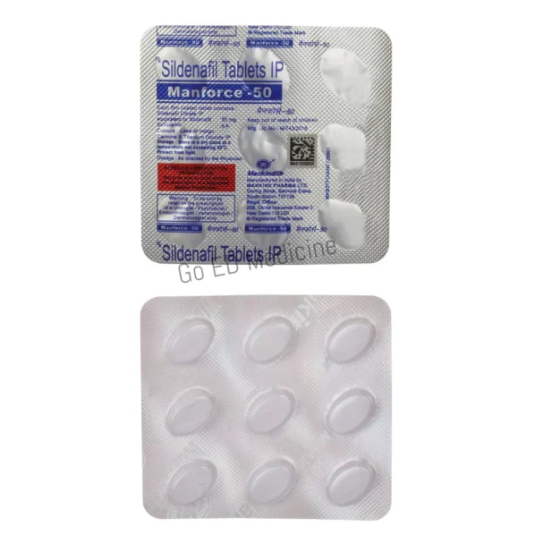 Manforce 50mg Sildenafil Tablet 2