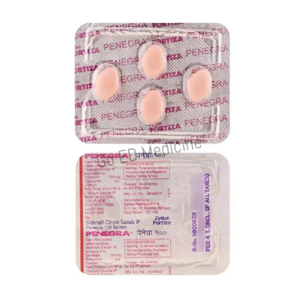 Penegra 100mg Sildenafil Tablet 2