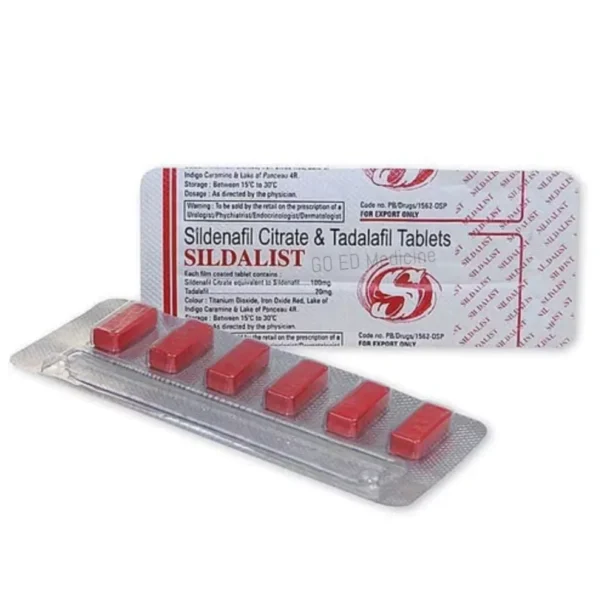 Sildalist 120mg Sildenafil & Tadalafil Tablet 1