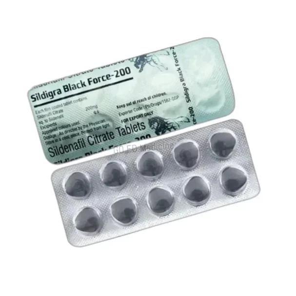 Sildigra Black Force 200mg Sildenafil Tablet 2