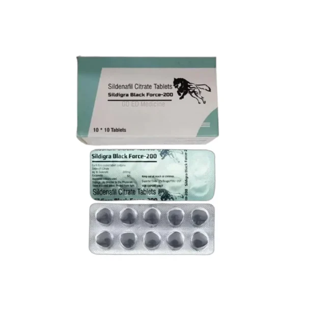 Sildigra Black Force 200mg Sildenafil Tablet 3