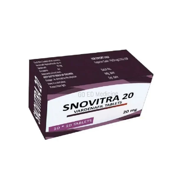 Snovitra 20mg Vardenafil Tablet 1