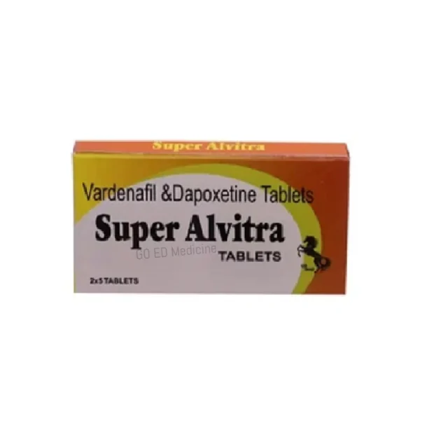 Super Alvitra 80mg Vardenafil & Dapoxetine Tablet 1