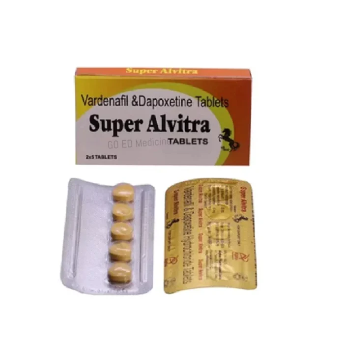 Super Alvitra 80mg Vardenafil & Dapoxetine Tablet 3
