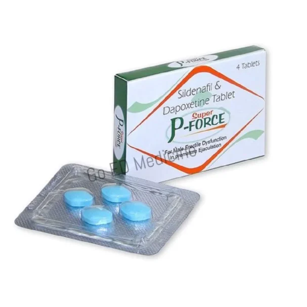 Super P-Force (Sildenafil & Dapoxetine) Tablet 4