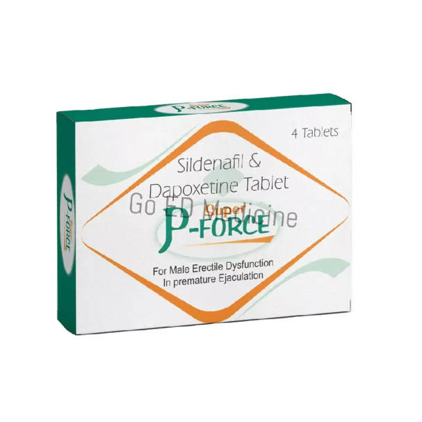 Super P-Force (Sildenafil & Dapoxetine) Tablet 1