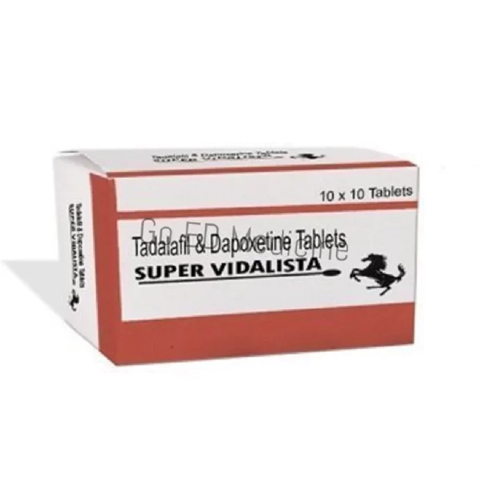Super Vidalista Tadalafil & Dapoxetine Tablets 1