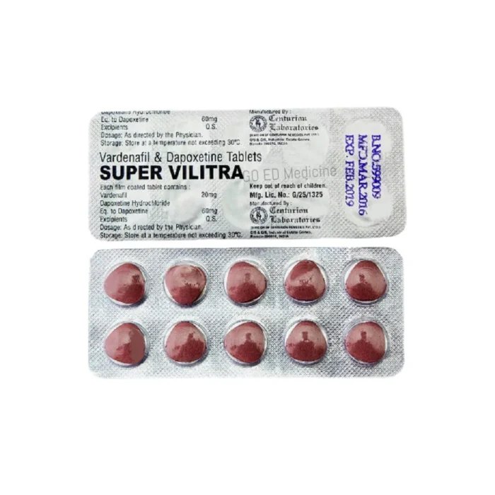 Super Vilitra 80mg Vardenafil Tablet 2