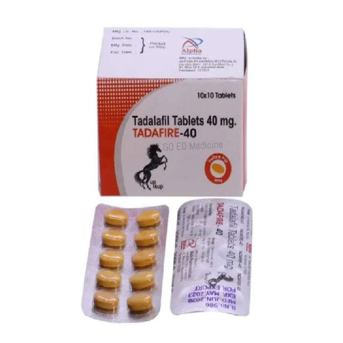 Tadafire 40mg Tadalafil Tablet 1